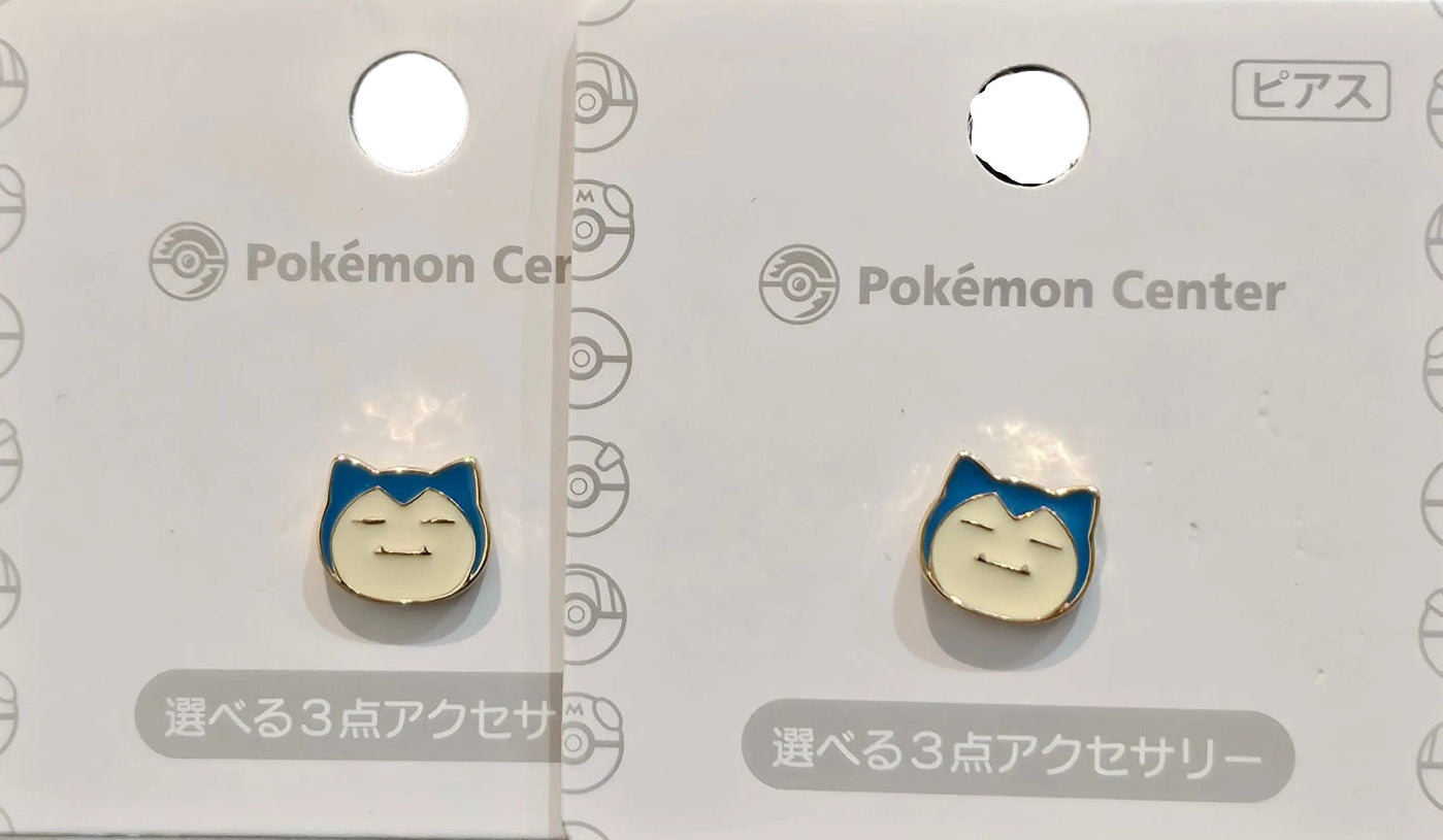 Coppia orecchini ufficiali Pokemon Center "Snorlax"