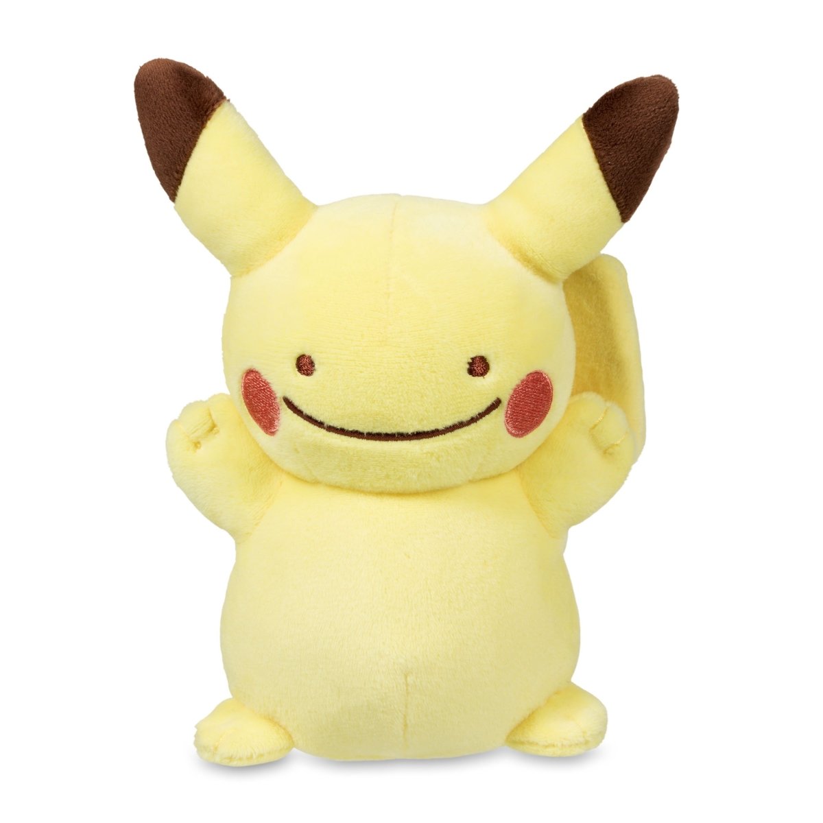 Ditto as Pikachu plush