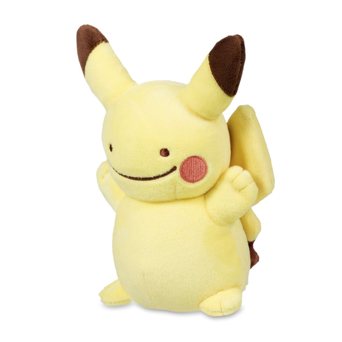 Ditto as Pikachu plush