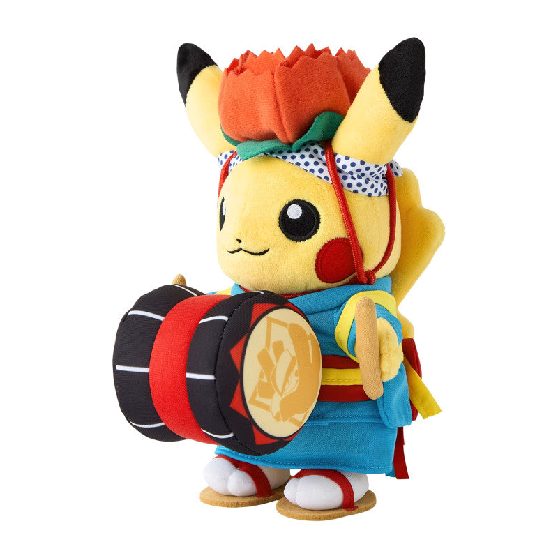 Plush Pikachu special Sansa Dance Festival Ver. Pokémon Center Tohoku R
