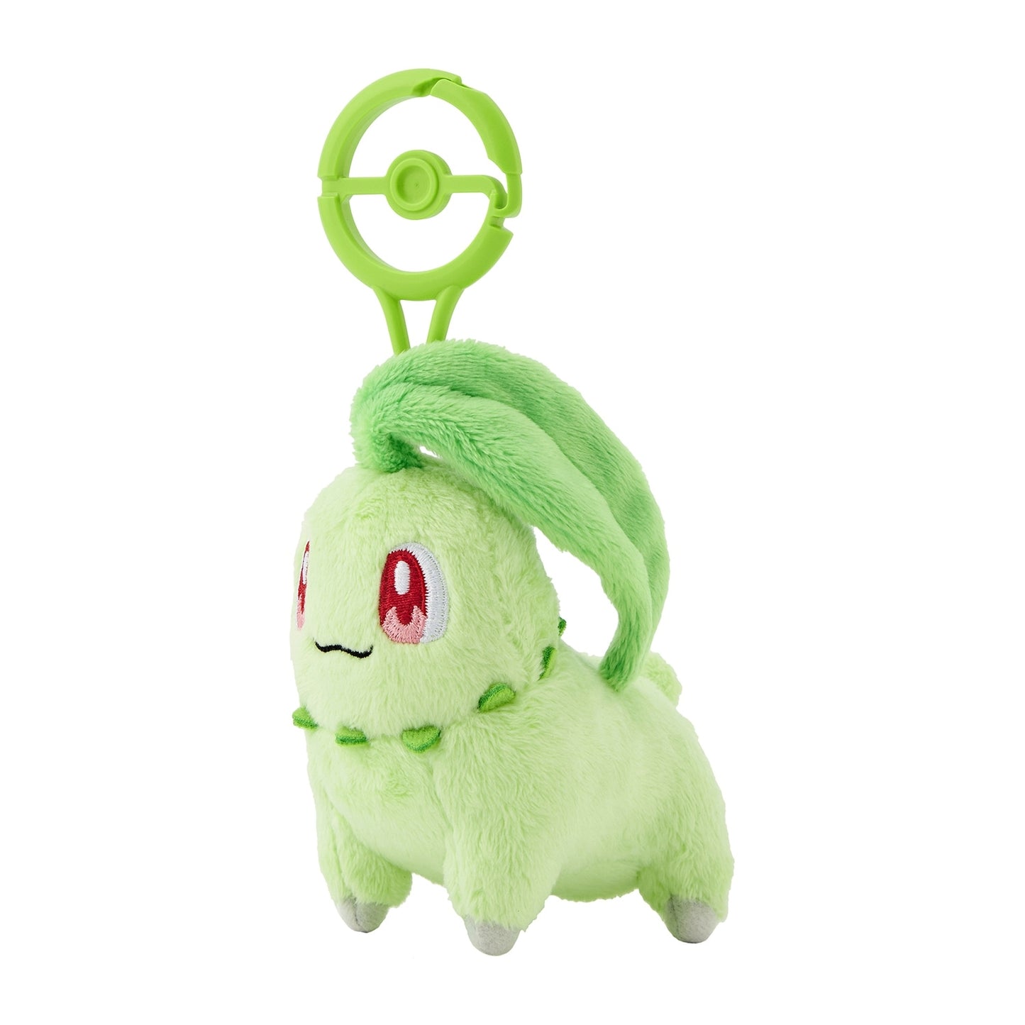 Peluche Morbido portachiavi/ciondolo Chikorita mascotte