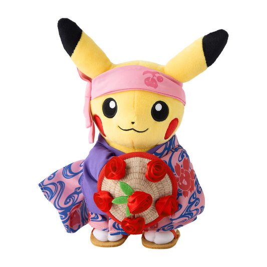 Plush Pikachu special Hanagasa Festival Ver. Pokémon Center Tohoku R