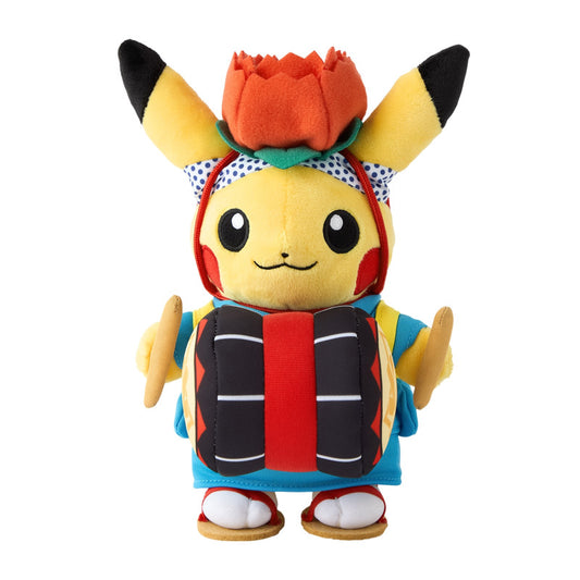 Plush Pikachu special Sansa Dance Festival Ver. Pokémon Center Tohoku R